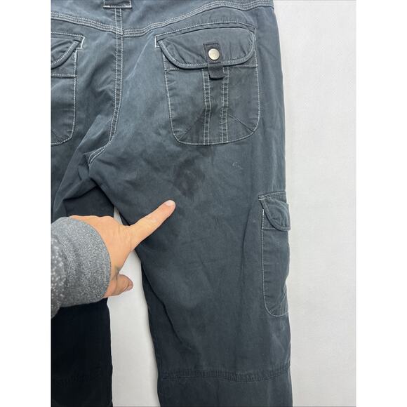 Kuhl Splash Roll Up Womens 6 Reg Black Hiking Cargo Camping Pants Gorpcore Sport - Picture 6 of 12